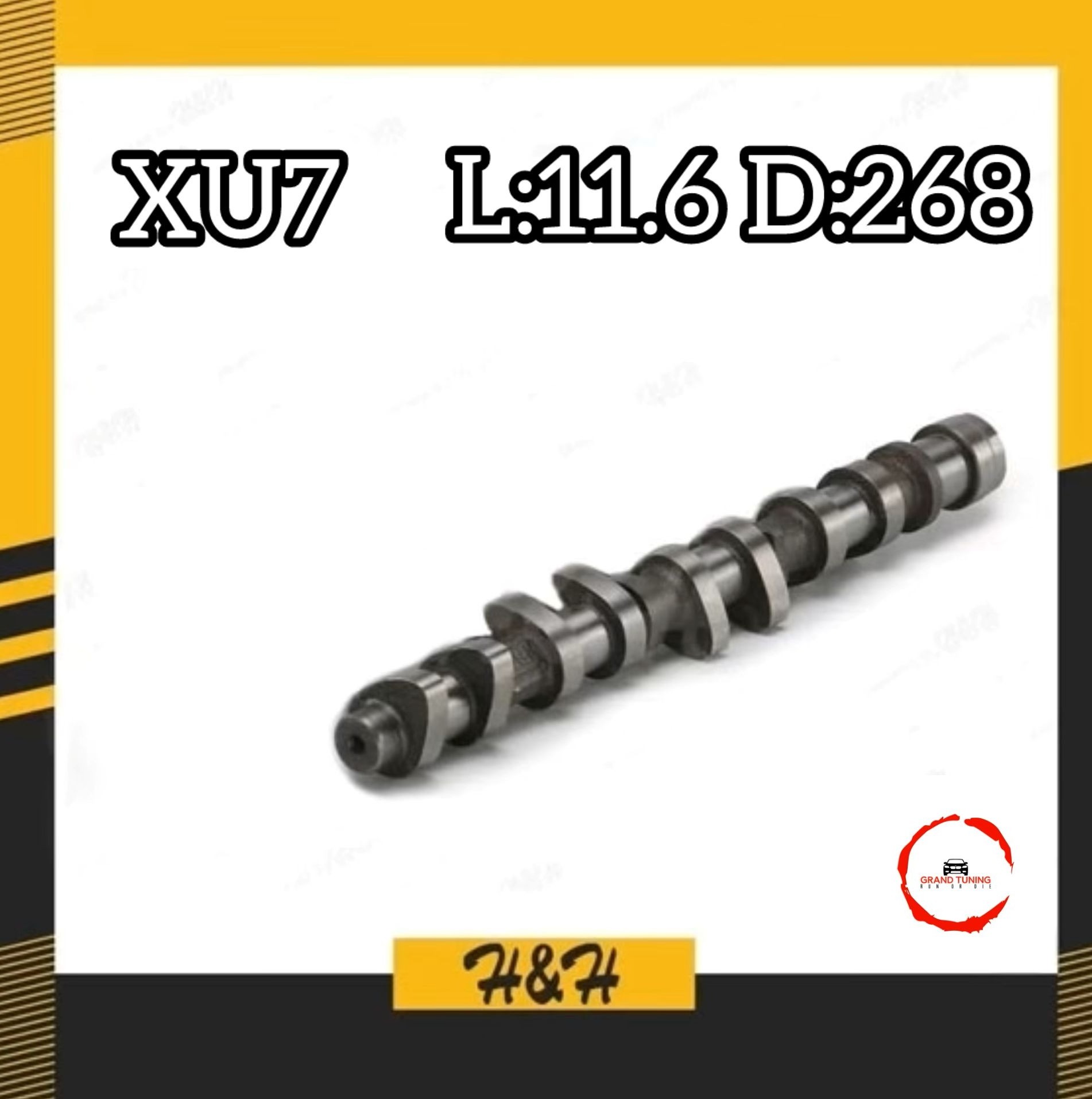میلسوپاپ 268 H&H مخصوص موتور 8 سوپاپ پژو xu7 میلسوپاپ 268 H&H مخصوص موتور 8 سوپاپ پژو xu7